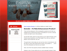 Tablet Screenshot of doesextenzework.org